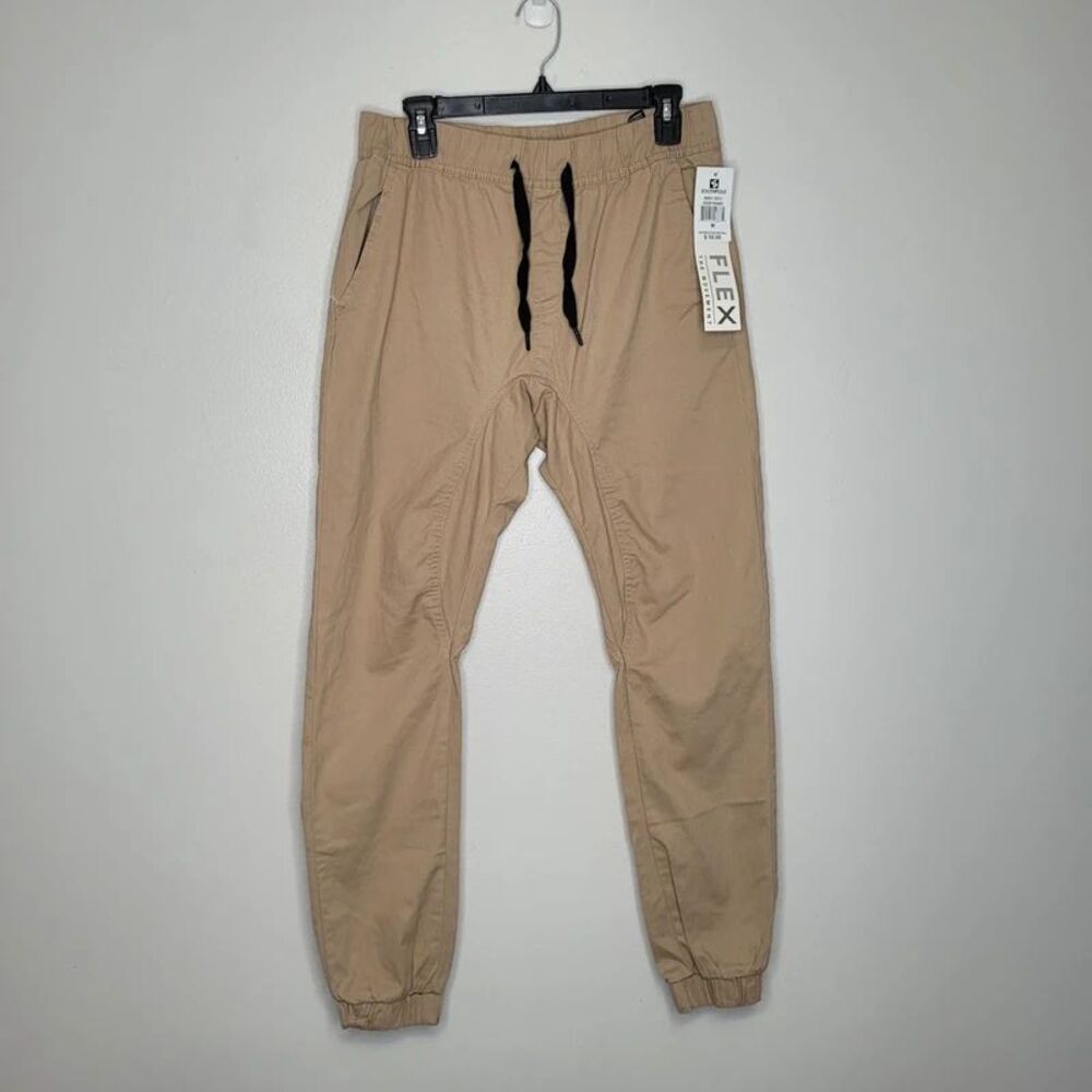 South Pole men's tan flex jogger pants size medium NWT